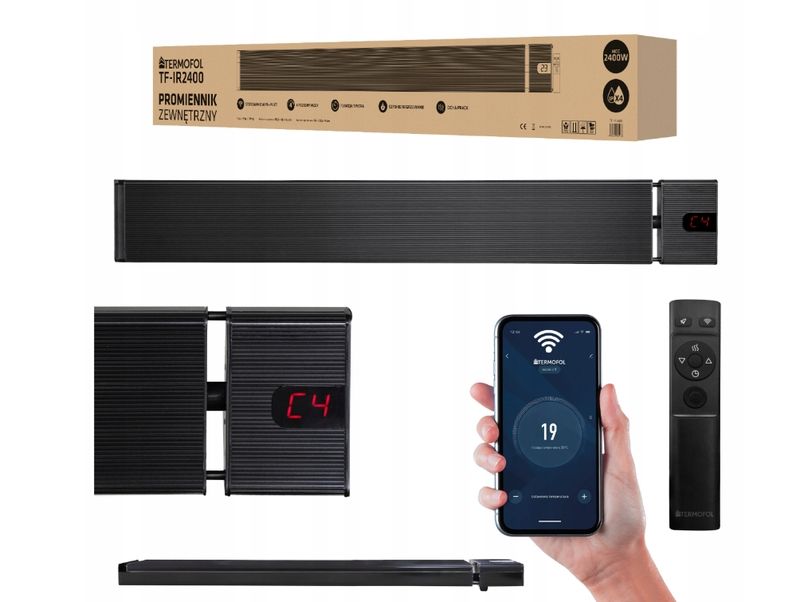 Průmyslový a venkovní infrapanel 2400W s WiFi
